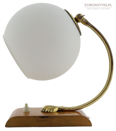antyczna lampka biurkowa art deco