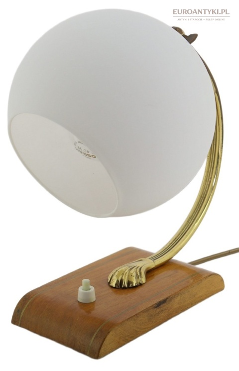 stara lampka stołowa art deco na biurko