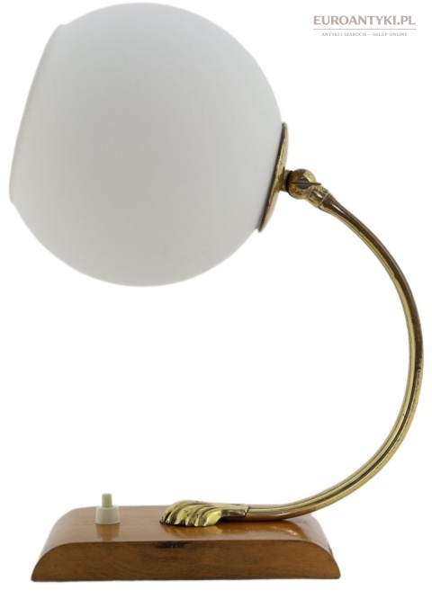 biurkowa stara lampka stołowa art deco