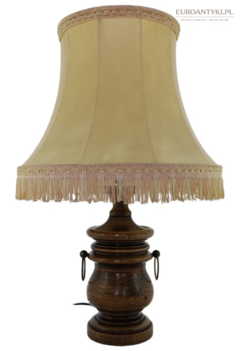 XL antyczna lampa stołowa