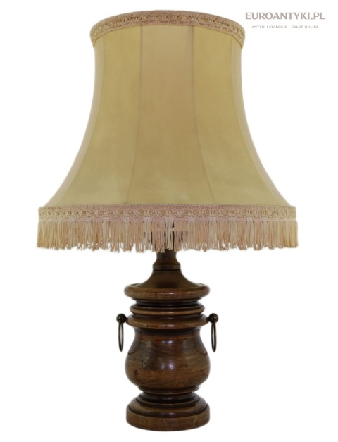 duża nostalgiczna lampa stołowa retro