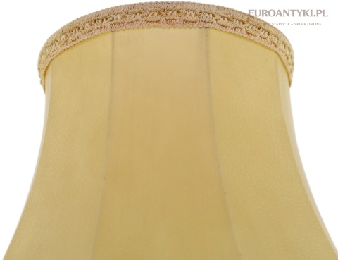 lampa stołowa retro drewno abażur
