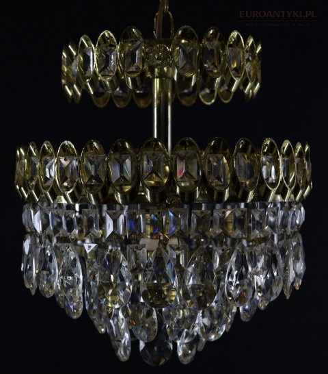 mały żyrandol kryształowy