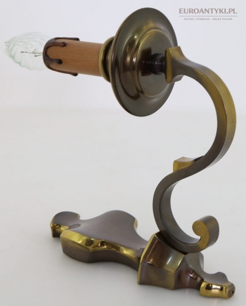 retro kinkiety z brązu