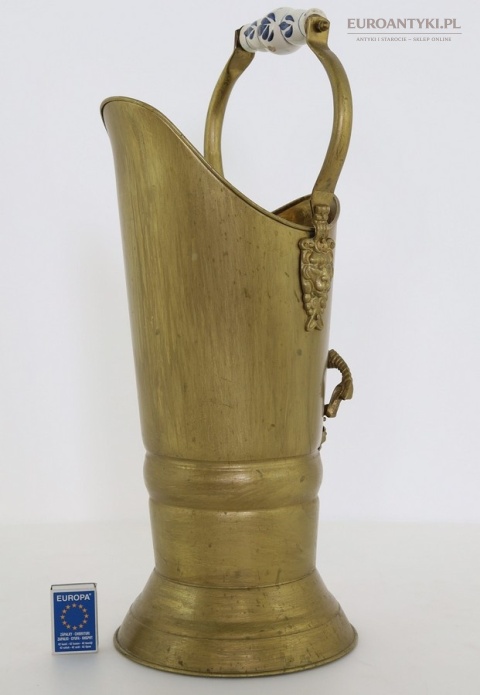 stojak na laski i parasole mosiądz retro