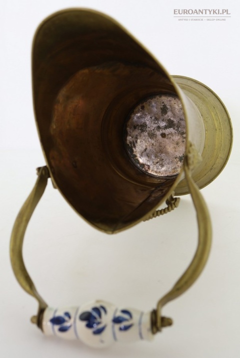 stojak mosiężny do wiatrołapu retro vintage