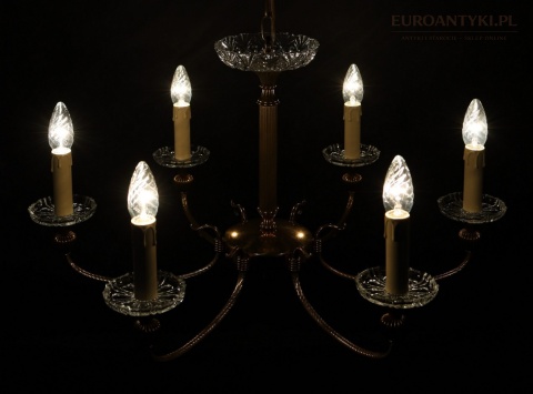 antyczne oświetlenie sufitowe