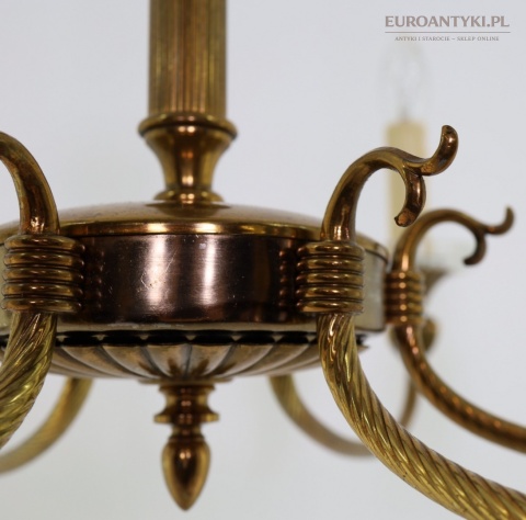 mosiężne lampy antyki