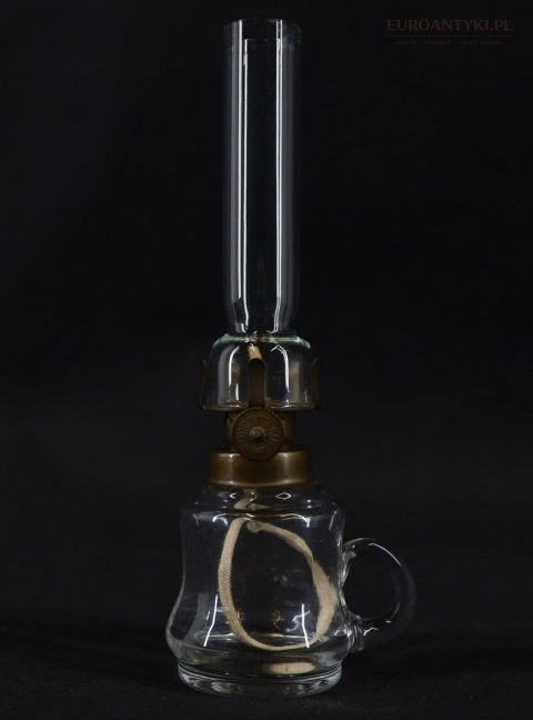 mini lampka naftowa metal szkło MARS