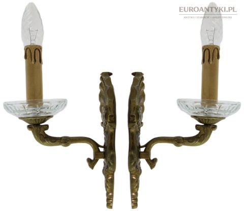 kinkiety art nouveau francja