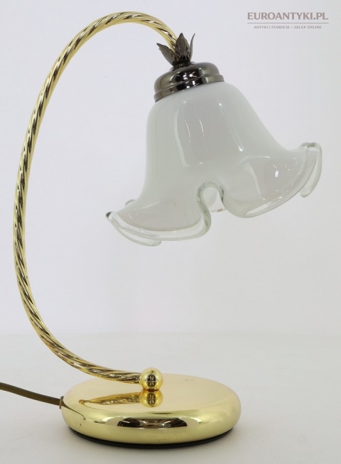 lampka stołowa massive retro vintage mosiądz