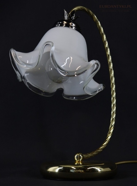 vintage lampka stołowa massive e27