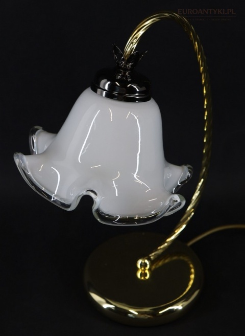 lampka massive na biurko retro vintage