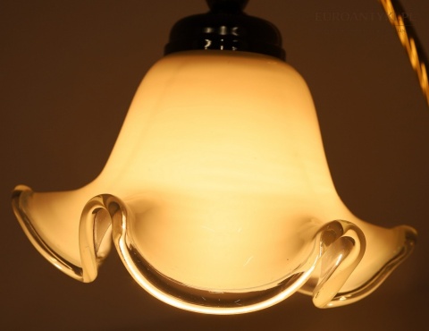 vintage lampa stołowa do sypialni massive