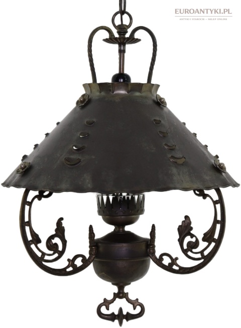 rustykalna lampa wisząca z Francji