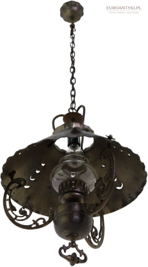 antyczna lampa do karczmy