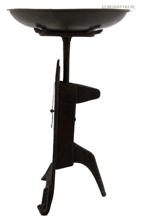 vintage waga stołowa metalowa