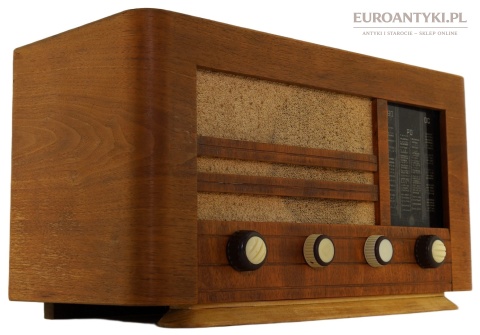 antyczne radio lampowe vintage