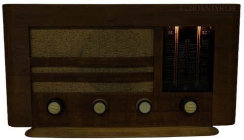 dekoracyjne stare radio lampowe