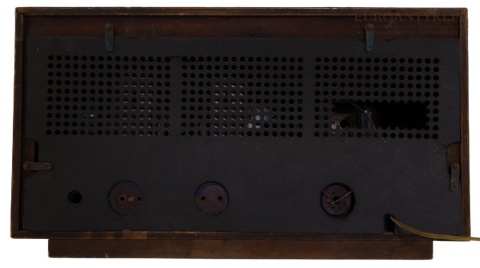 klasyczne radio z epoki drewno