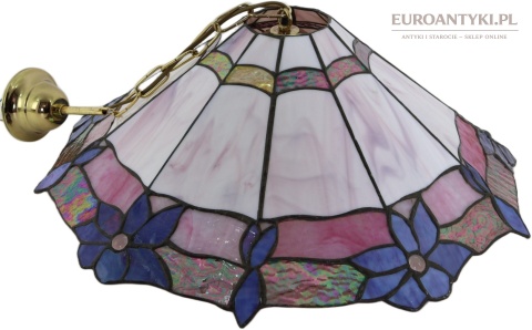 tiffany lampy vintage kolorowe szkło