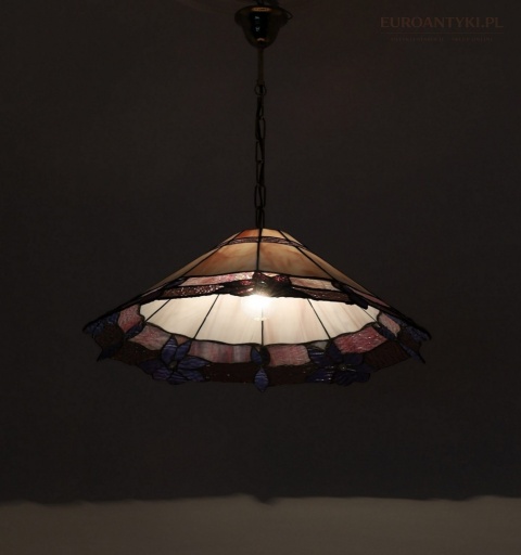 tiffany lampa vintage dekoracyjna szkło