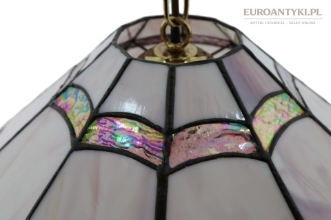 lampa tiffany do salonu retro