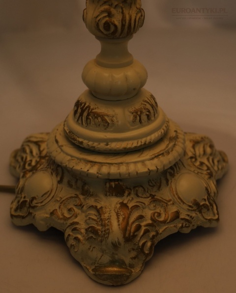 antyki lampy vintage klasyczne z frędzlami