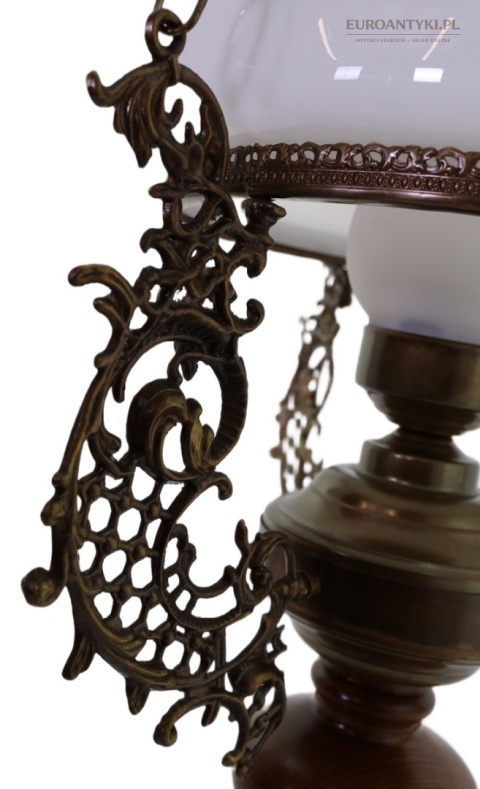 klasyczna lampa wisząca retro do salonu