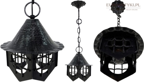 metalowe lampy zamkowe