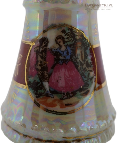 mini lampa olejowa porcelanowa