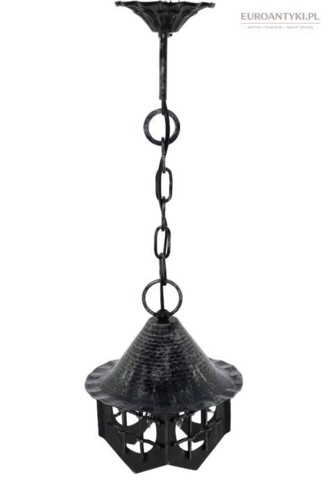 sufitowa lampa rustykalna z francji