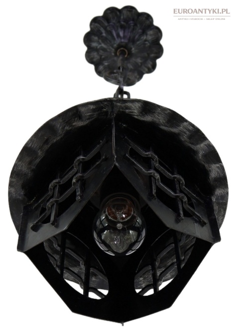 lampa wisząca historyczna metal