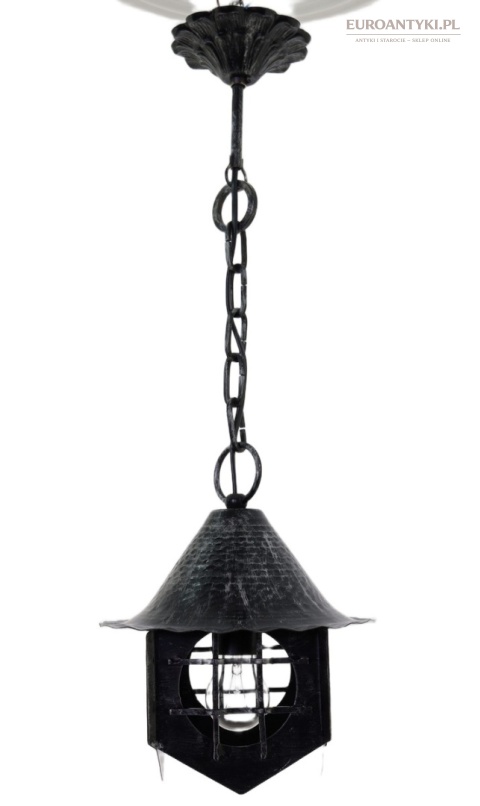 sufitowa lampa średniowieczna stylizowana