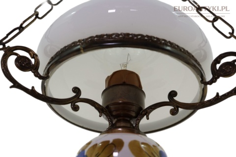 stara lampa sufitowa retro