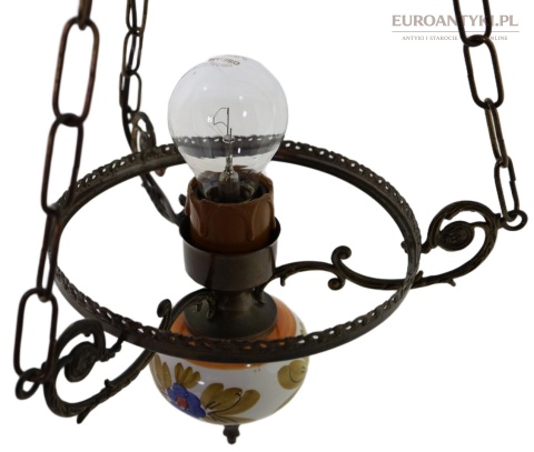 wisząca lampa rustykalna klasyczna