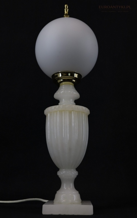 stare marmurowe lampy włoskie vintage