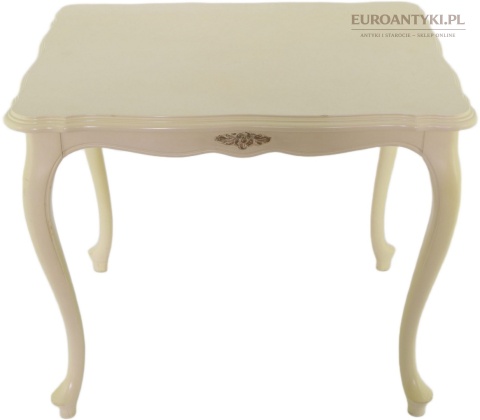 stolik ludwikowski vintage ecru