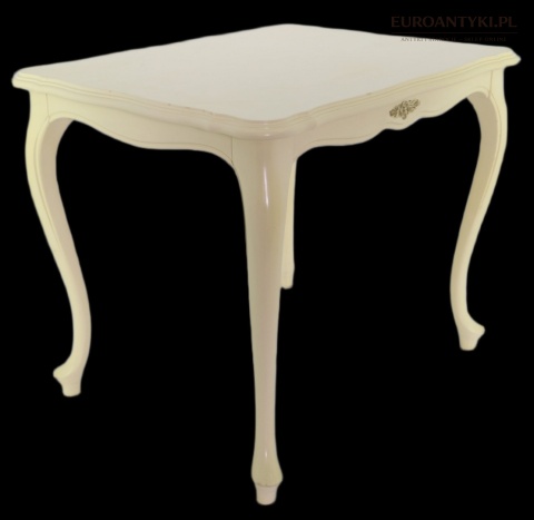 ecru stolik glamour shabby chic