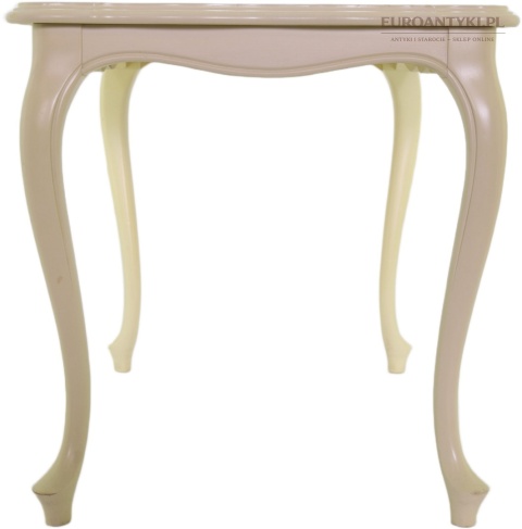 kakaowy stolik glamour shabby chic