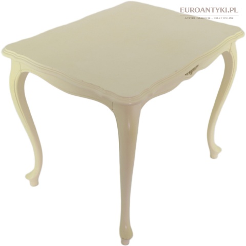 ecru stolik prowansalski vintage