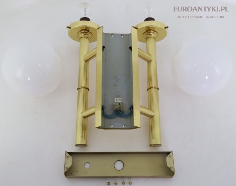 reprezentacyjny kinkiet Art Deco revival do hotelu