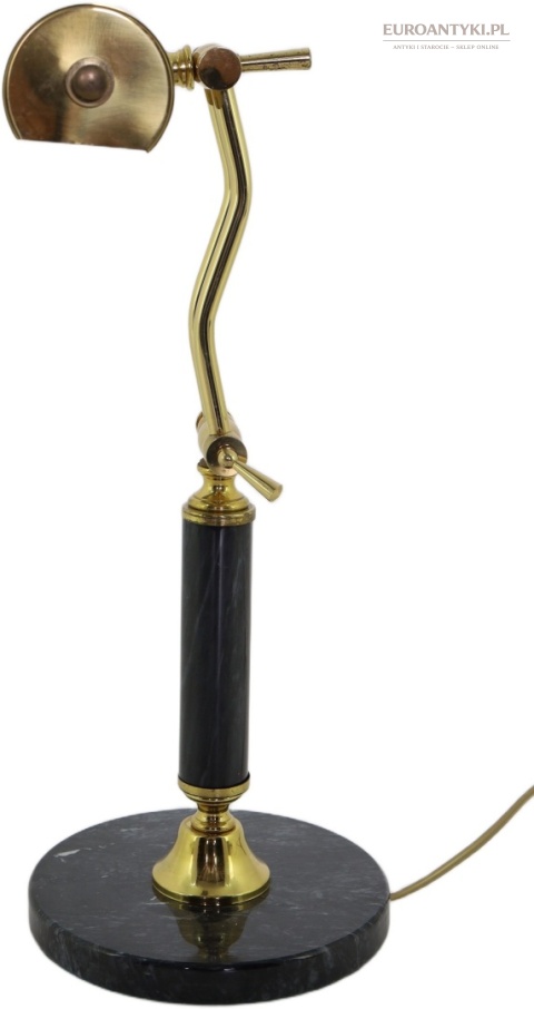retro bankierska lampka