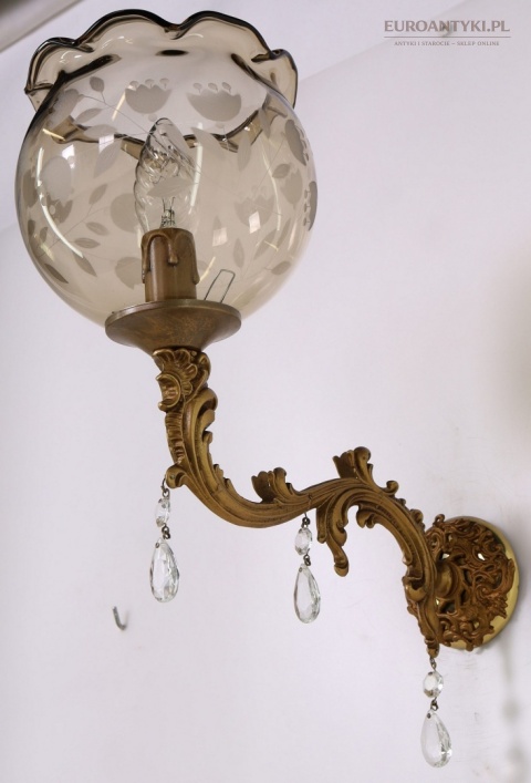 barokowy stylowy kinkiet vintage