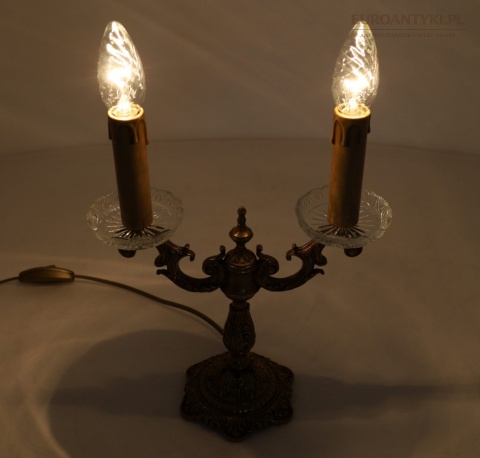 lampy retro eleganckie mosiężne