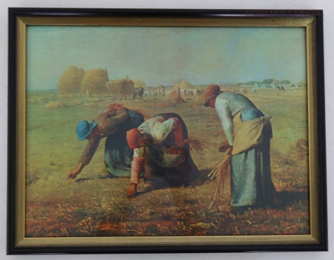 Reprodukcje obrazów Milleta w stylowych ramach vintage – Anioł Pański i Zbieraczki
