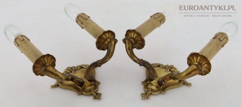 para antycznych lamp ściennych