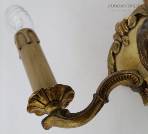 oryginalne kinkiety vintage z epoki
