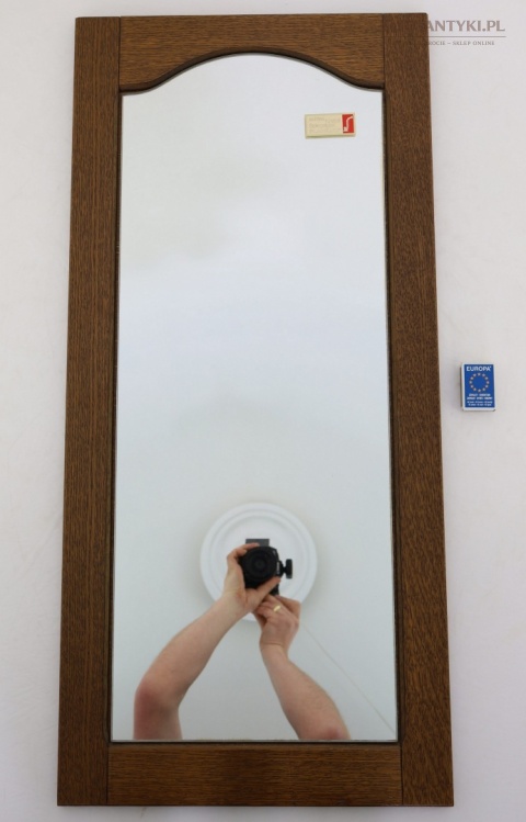 vintage lustro kryształowe Planilux