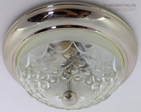 srebrny plafon space age